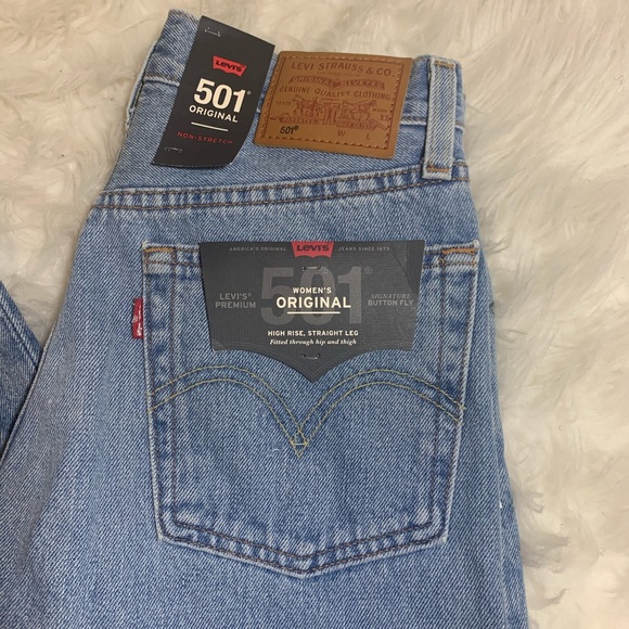 Levi's 501 Original Size 24, 1Left - Picture 2 of 8